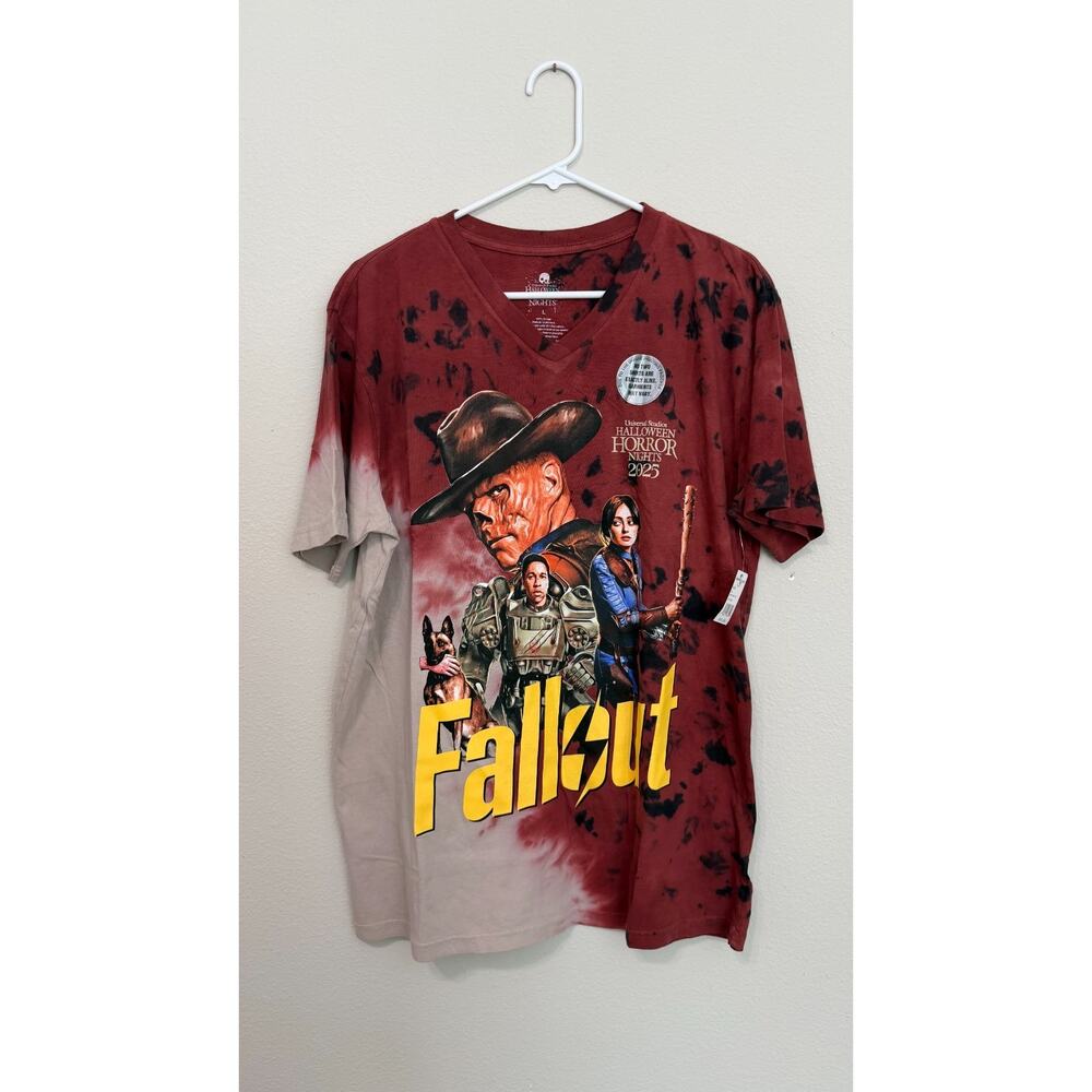 Universal HHN 2025 Fallout Ghoul, Lucy, Maximus T-Shirt - Adult Large NWT